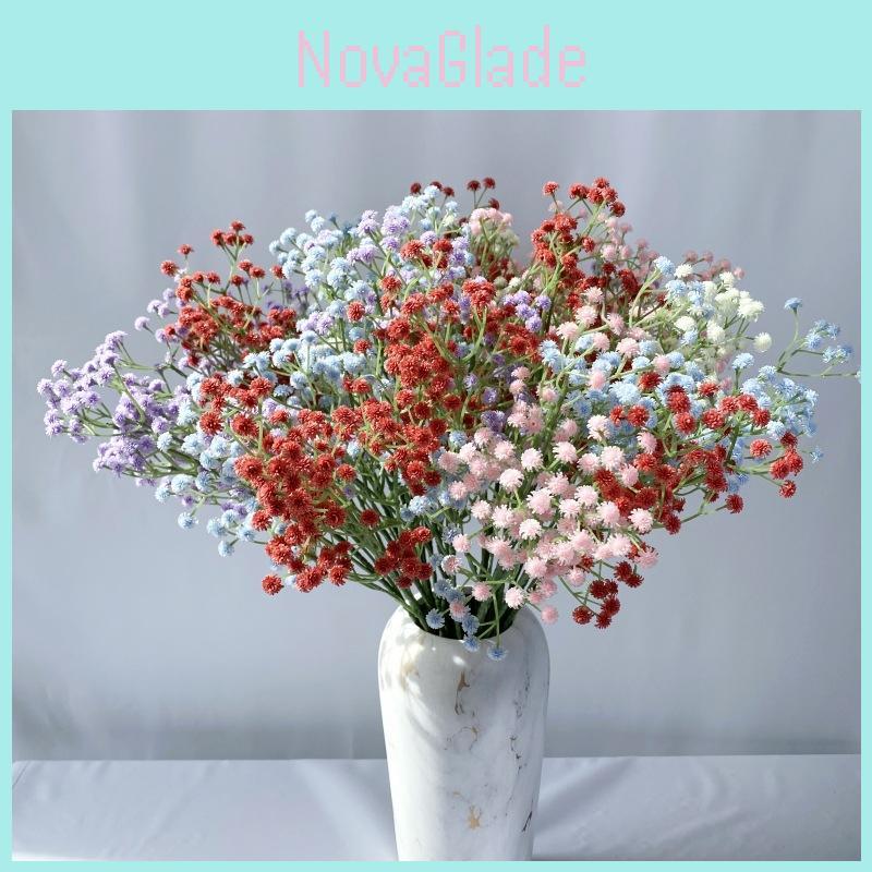 Künstlicher Schleierkrautstrauß Plastikblume für Heimdeko Foto-Requisite