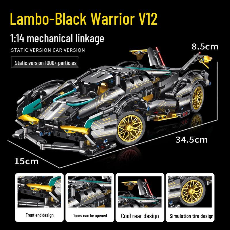 

Сумісний з Lego Зелений Спортивний Автомобіль - Дитяча Освітня Будівельна Іграшка