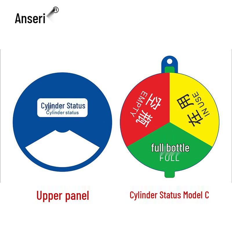 Hospital Oxygen Cylinder Status Sign