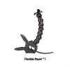 TELESIN Jaws Flex Clamp Mount Adjustable Gooseneck Mount for GoPro Hero 13 12 11 10 9 8 DJI OSMO Action 5Pro 4 3 Insta360 X5 X4