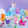 4-24pcs Mini Plush Unicorn Stuffed Animals Unicorn Celebration Favors Bulk Playthings DIY Plush Keychain Stuffed Animal Designed for Children