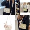 Stilvolle Sommer-Quadrattasche für Damen mit weicher Textur, vielseitig, Crossbody-Design