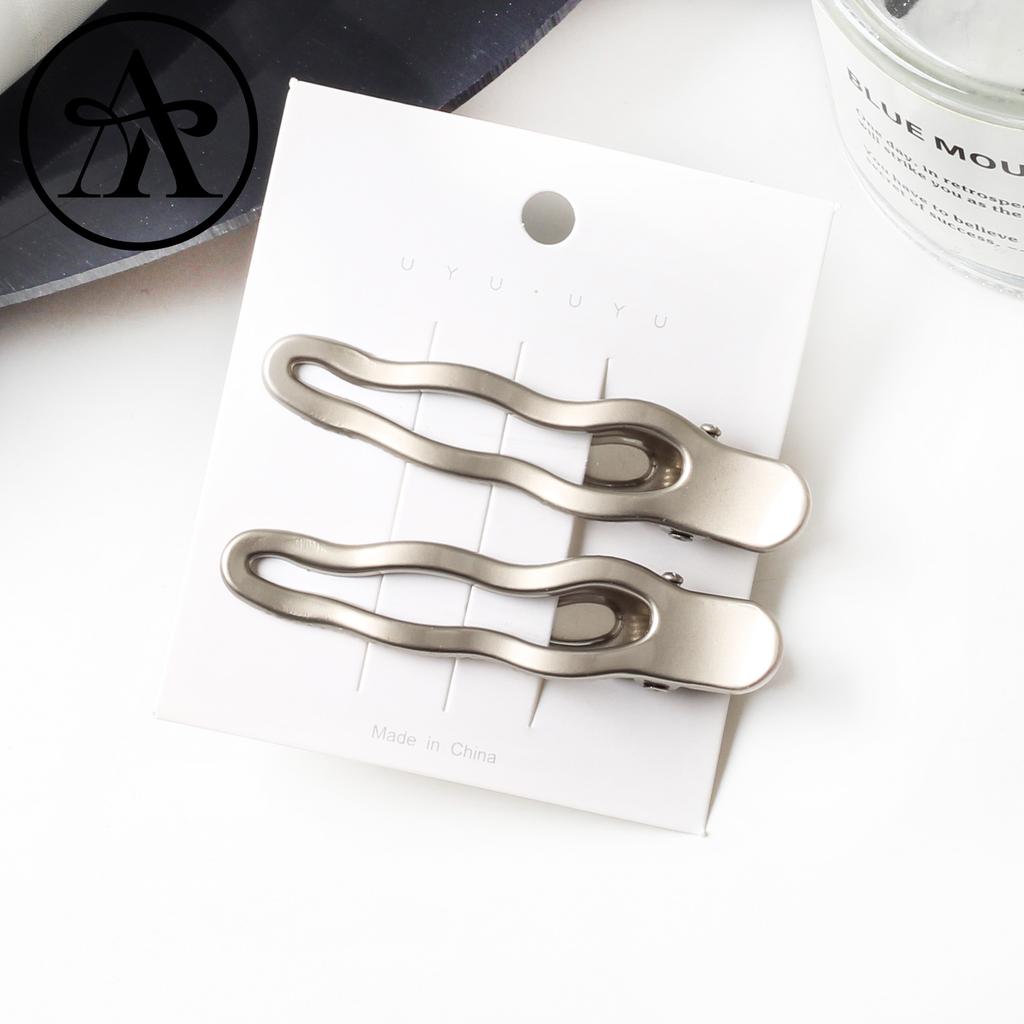 Minimalist Style BB Hair Clips Sweet Cool Side Bangs Clips Fashion Duckbill Hair Barrettes for Girls