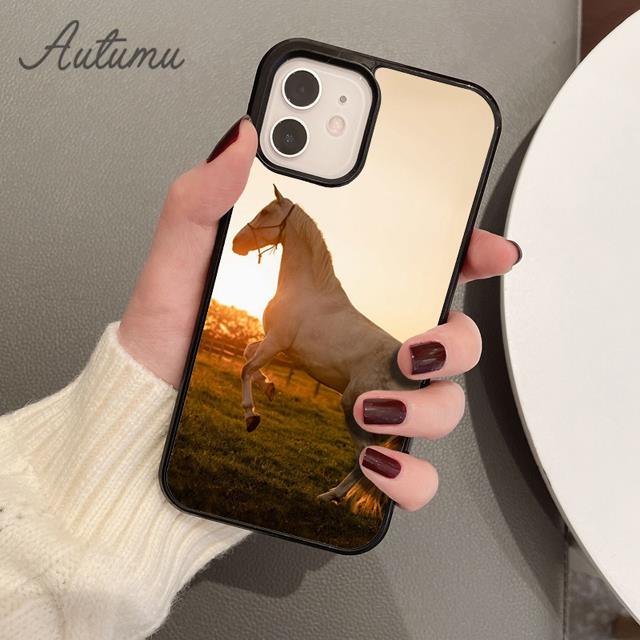 

Чехол для телефона «Красивые лошади и закат» для iPhone 11 12 13 14 Pro Max mini XR XS SE 2020 7 8 Plus Samsung Galaxy S21 S22 Samsung S22ultra