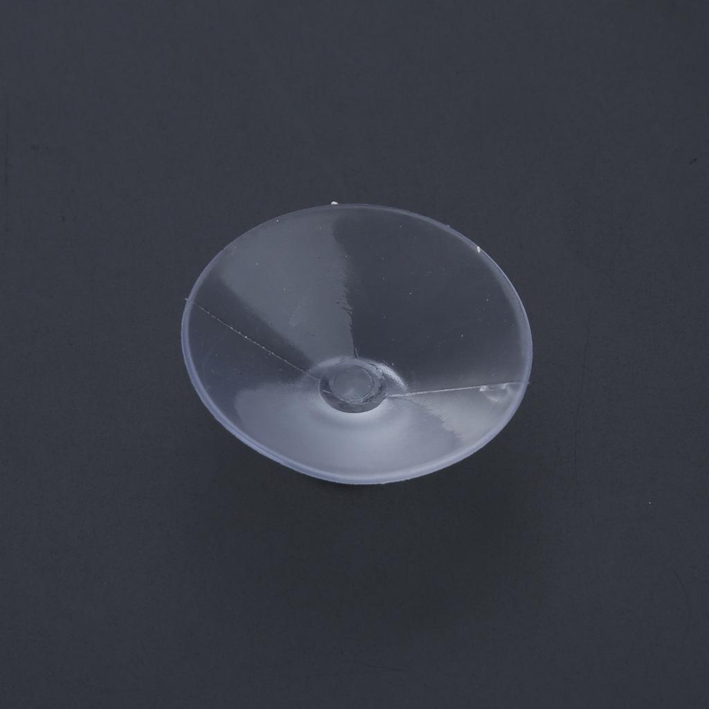 50 Stück Klare Saugnäpfe Ohne Haken Pilzköpfe Saugnapf-Pads PVC-Kunststoff-Sauger für Glas-Tischplatten Wiederverwendbar