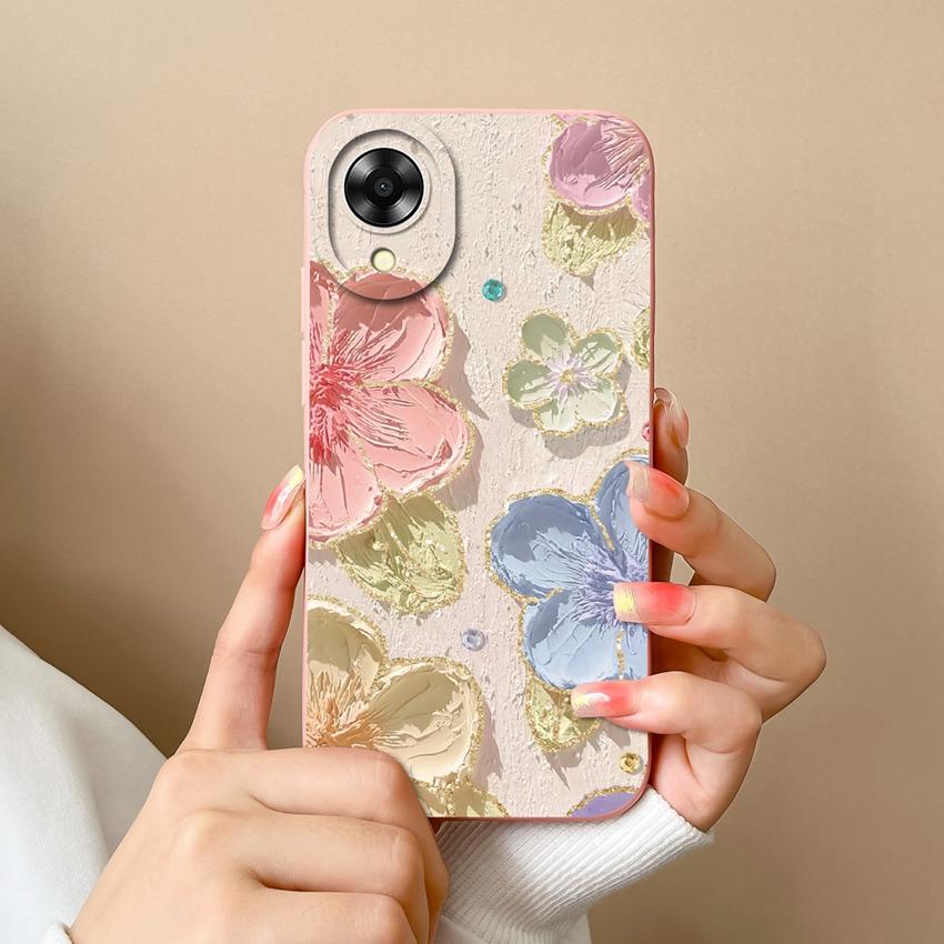For Oppo A17k A16k A17 A16 A15 A12 A31 A33 A35 A36 A37 A52 A53s A54 A55 Phone Case Playful Boy Girl Pattern Fashion Shell For Oppo Silicone Back Cover