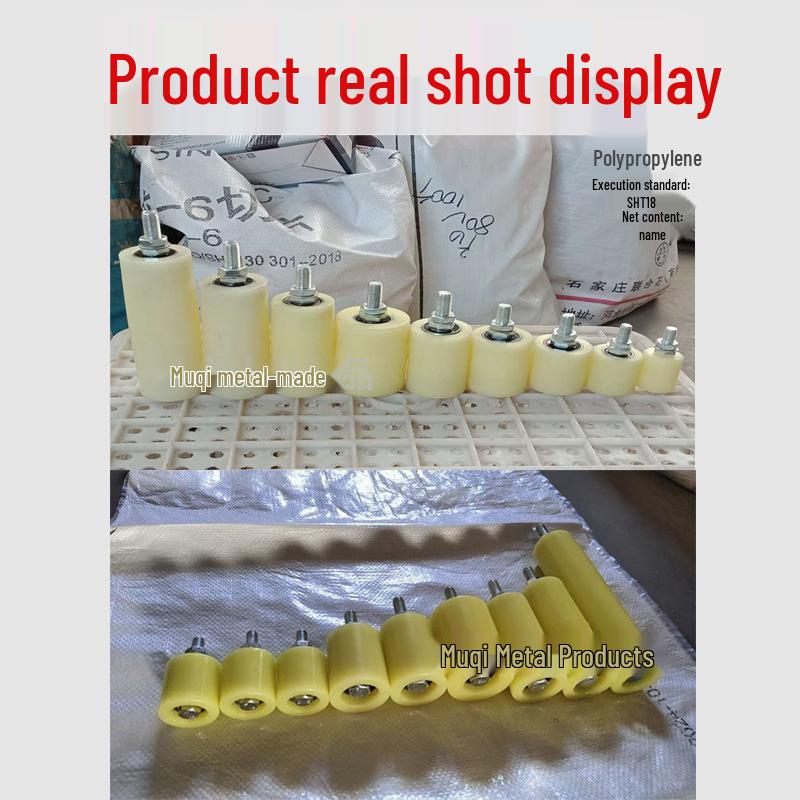 Double Bearing Conveyor Belt Positioning Pulley with Guide Rail Wheel 