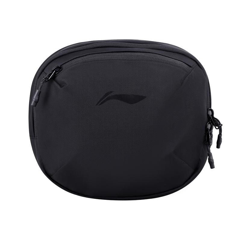Li Ning Polyester Fanny Pack Unisex Black YBDV039-3