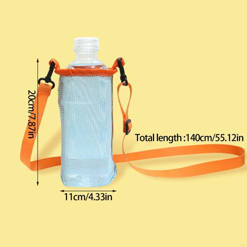 Porte-bouteille d'eau adapté aux enfants Sangle réglable ergonomique Nylon extérieur Manchon pour tasse/boisson Pour usage quotidien Y5GB