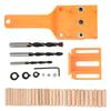 41Pcs/Set Handheld Doweling Jig Handheld Drill Guide  Woodworking and Carpentry Drilling and Marking