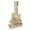 Efficient Fret Press Head Instrument for Guitar Repair Brass Construction Ensuring Smooth Quick Installation Process