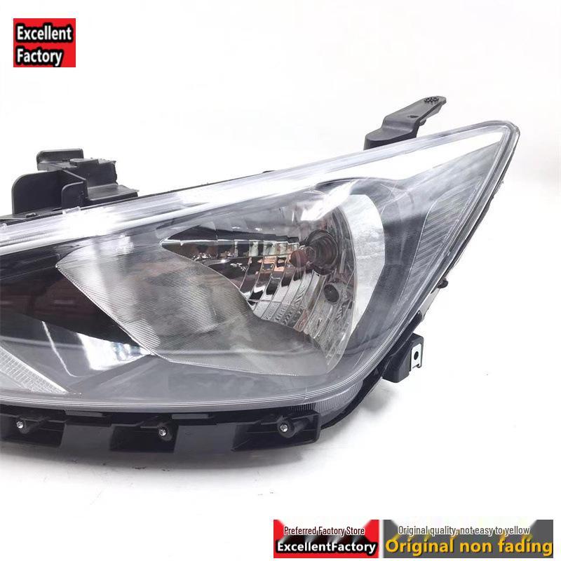 Compatible with Hyundai Elantra 2017-2019 Headlight Assembly: Front Housing, Low/High Beam Lamp Cover