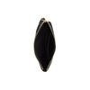 Coach Corner Zip 16 Crossgrain Leather Wallet Clutch Wristlet Mini Women Wallets Black 58032-IMBLK