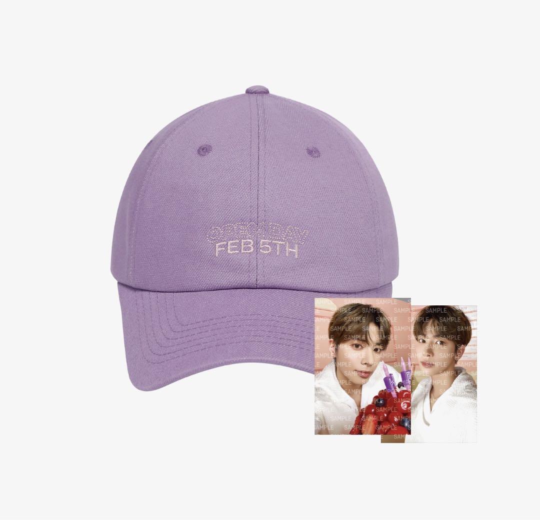 

[Б/У] TXT Тэхён 2023 Кепка на день рождения + Набор фотокарточек