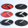 1 Stück x 3D ABS K Logo Auto Fronthaube Heckklappe Logo Emblem Abzeichen Aufkleber für Sportage Sorento Optima Forte Rio Stinger K5