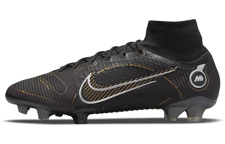 

Nike Mercurial Superfly 8 Fg Black Metallic Silver Gold DJ2839-007 40.5