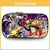 Sac à Crayons à Couche Unique Imprimé Anime One Piece Luffy Rangement Papeterie Étudiant Pour Enfants