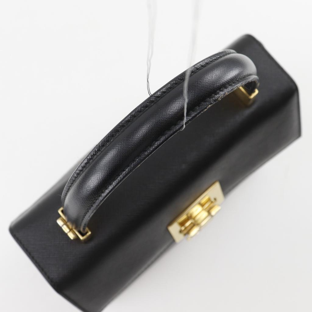 Salvatore Ferragamo Gancini Handbag AQ-21 0160 black leather Women Used