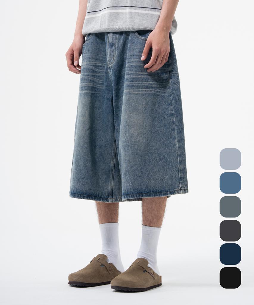 Descheuis Everyday Washed Bermuda Denim Pants (Type A)