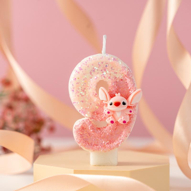 Cute Cartoon Dolls, Creative Digital Birthday Candles, Cake Decoration Design, Carefully Selected Raw Materials, Colorful
