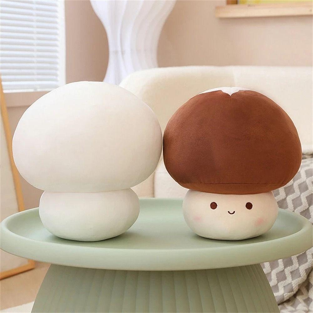 Plant Plush Toy Red Sofa Decor Mushroom Plushie Stuffed Mushroom Mushroom Plush Pillow Plush Toy