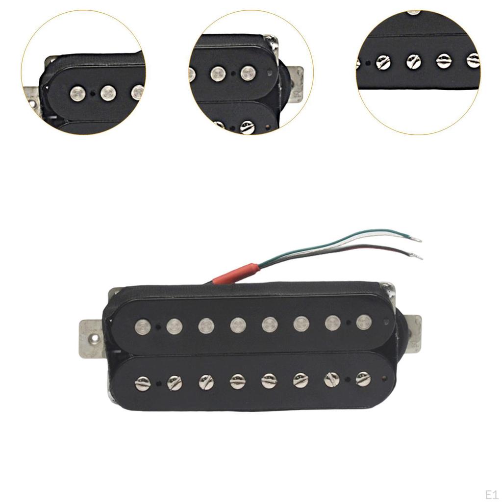 8 String Electric Guitar Humbucker Pickup Alnico 5 Bass Replacement Accessory