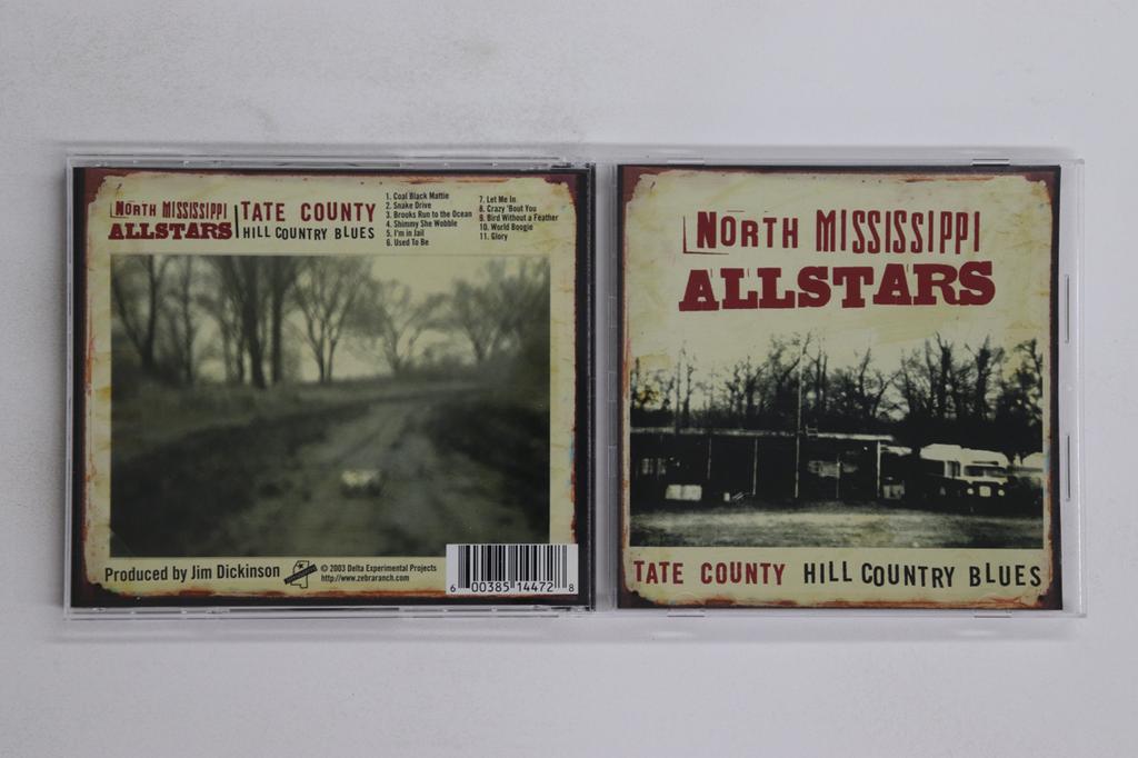 CD NORTH MISSISSIPPI ALLSTARS - Tate County Hill Country Blues NONE DELTA EXPERIMEN 2003 US Blues Used