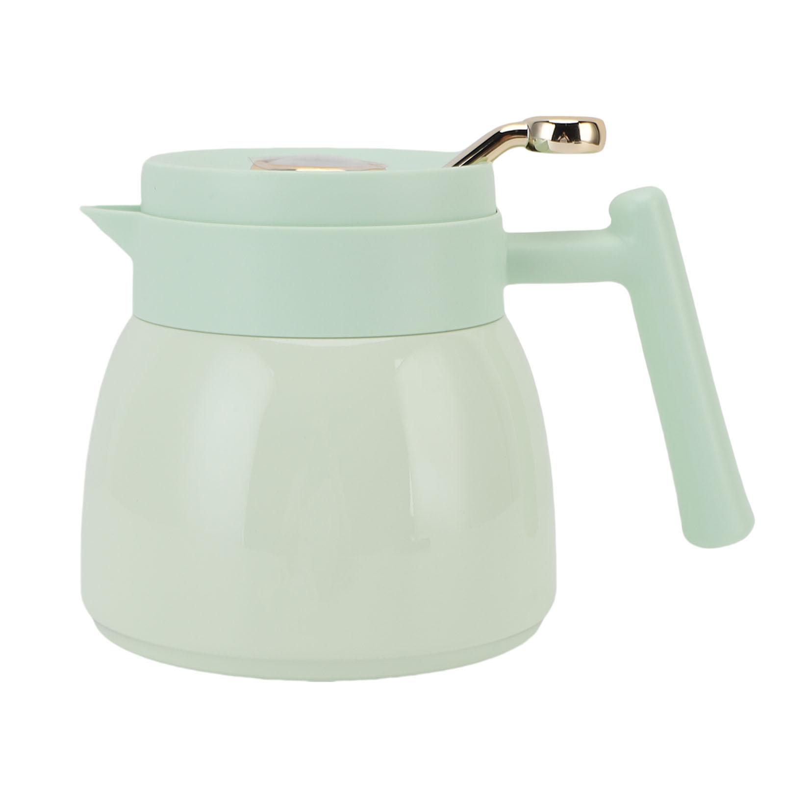 Термочайник с фильтром 880 мл Изолированный кофейник из нержавеющей стали Кувшин для воды и напитков L(for 6.5-9kg) зелёный