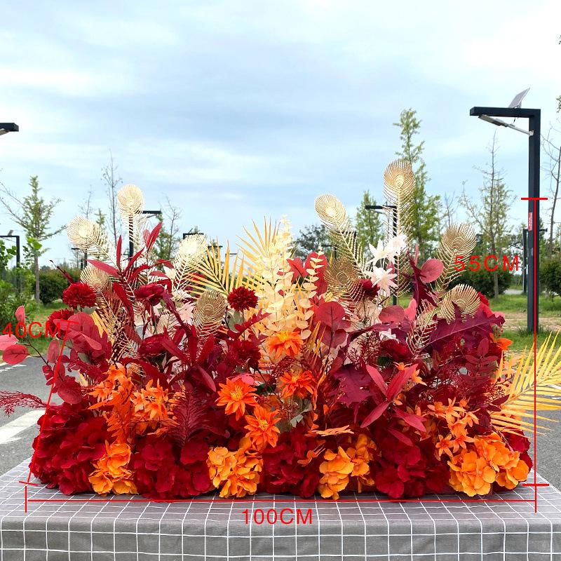 Large Artificial Wedding Flower Wall for Aisles and Hotels