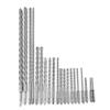 20Pcs SDS Rotary Hammer Drill Bits Chisel Set Tool with Blue Tool Box