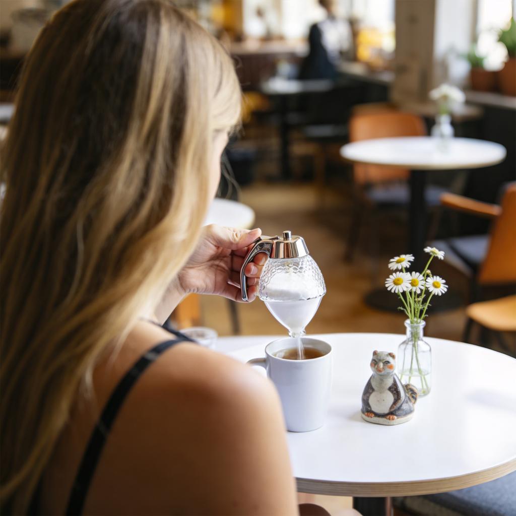 Plastic Honey Dispenser With Stainless Steel Shaft