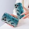 Cute Cartoon Pattern Cream Texture Casing Wavy Edge Soft Silicone Cover Phone Case for Vivo