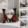 TTokyo GGhoul Pillow Case Antidustmite Pillowcase Invisible Zipper Silky Short Plush Sofa Cushion Cover