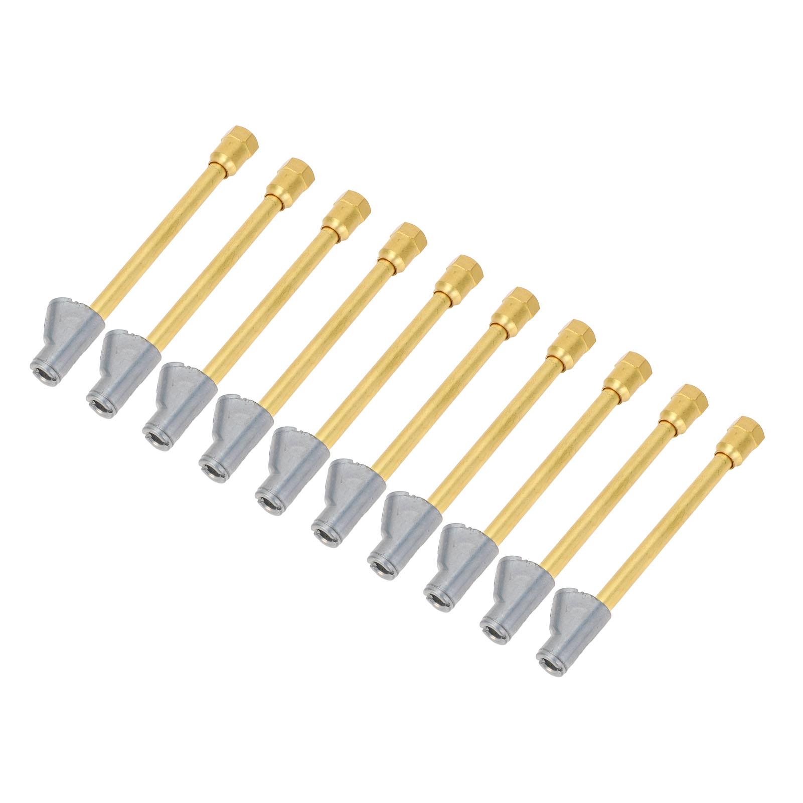 

10 шт. Двоголовий повітряний патрон 1/4 дюйма NPT 2-стороннє з єднання Подовжений повітряний патрон зі швидким штекером для