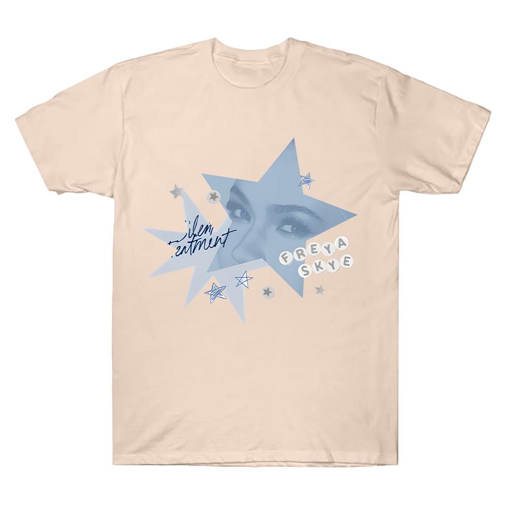 Silent Treatment T-Shirt Freya Skye Grafik Y2k T-Shirt Herren Damen Lässig Baumwolle Harajuku Street Hip Hop Kleidung T-Shirt