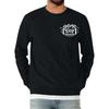 Men's Oversized Long Sleeve Crewneck Sweatshirt Casual Loose