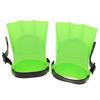 BAAU 6x Kids Adults Adjustable Fins Swimming Diving Swimming Fins - Green, S: 25-30