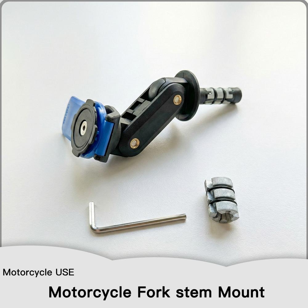 Universal Motorcycle Fork Stem Mount Phone Holder Stand - Standard & PRO Adjustable CNC Bracket for Sport Bikes Hollow Stem Fork Mount