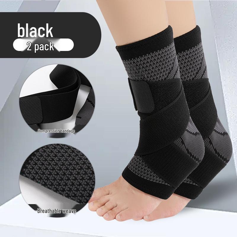 Men's Ankle & Wrist Support Sleeve for Sports: Anti-Sprain Joint Protection Gear for Football & Badminton