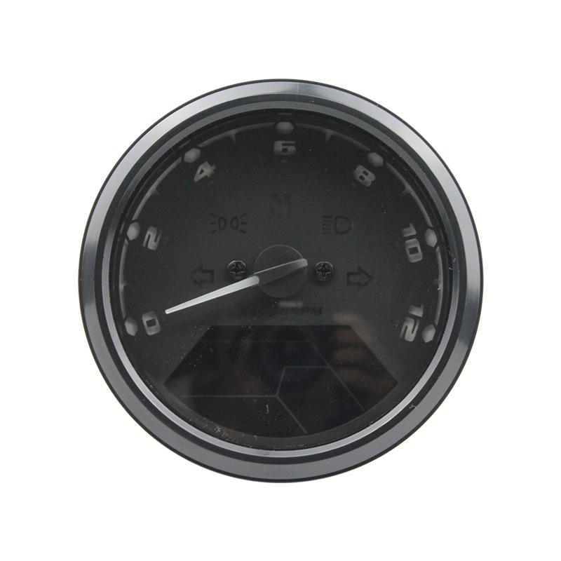 1pcs Motorcycle Lcd Odometer Baboon Meter Tachometer Tachometer Lcd Oil Strap Sensing 12V