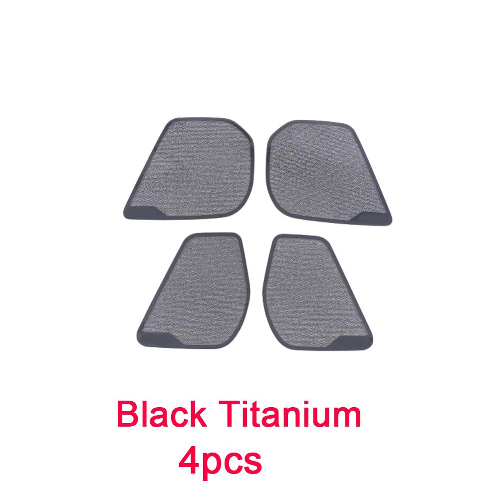 For Lexus NX 250 260 350h 350 F   2024 Stainless Steel Car Inner Door Audio Speaker Covers Stereo Trim Stickers 4Pcs