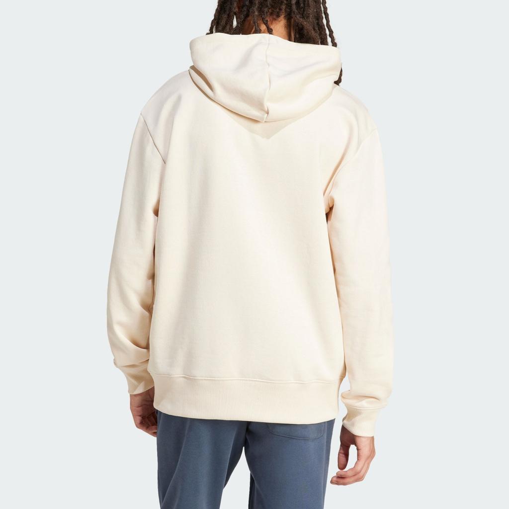 adidas Seasonal Hoodie Ecru Tint Men Streetwear IT4175