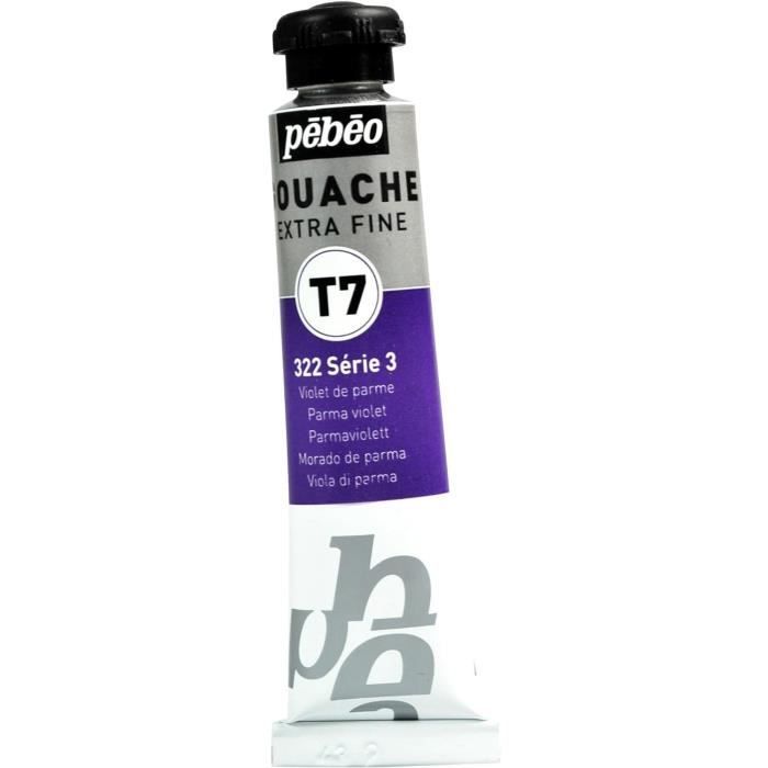 Tube 20ml Peinture Gouache T7 extra fine VIOLET PARME