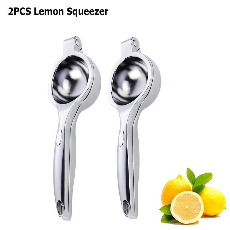 Lemon Squeezer Manual Citrus Juicer Stainless Steel Lime Squeezer Lemon Juicer Squeezer Lemon Pressing Juicer Easy  to Clean