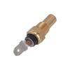 Threaded Coolant Temperature Sensor with Single Terminal Design, Engine Water Temperature Unit for Cooling System Repair and Routine Service