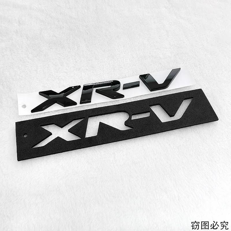 ABS Car Styling Letters Stickers Rear Trunk Emblem Badge for Honda CR-V UR-V XR-V Logo Auto Modification Decal Accessories