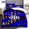 Inter Milan logo  Pattern Bedding Quilt Set Quilt Cover Pillowcase Home Decoration Birthday Gift (1 * duvet cover + 2 * pillowcase, without core)