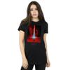 Star Wars Womens/Ladies The Last Jedi Red Poster Cotton Boyfriend T-Shirt