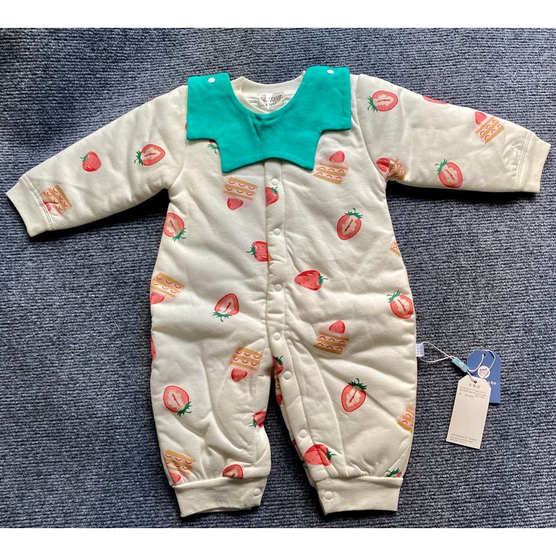 

Baby Fall and Winter Thin Cotton One-Piece Baby Quilted Cotton Romper Jumpsuit New Autumn Clothes Picture Color 2 66