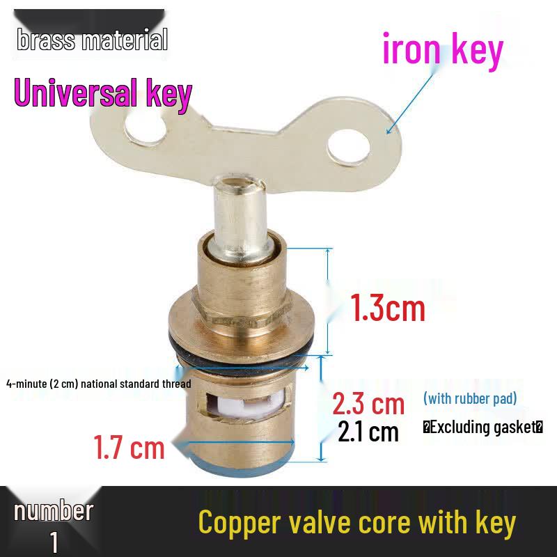 Lindong Outdoor Anti-theft Faucet Valve Core
